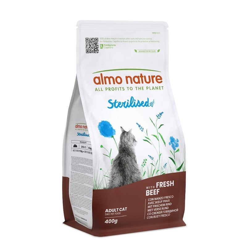 Almo Nature Life Maintenance Sterilised Manzo 2kg crocchette gatto