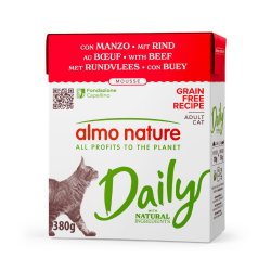 Almo Nature Daily Manzo Mousse 380g umido gatto