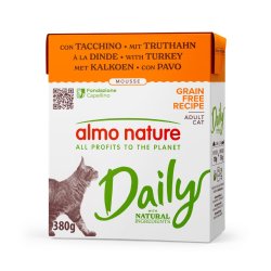 Almo Nature Daily Tacchino Mousse 380g umido gatto