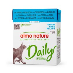 Almo Nature Daily Tonno e Merluzzo Mousse 380g umido gatto