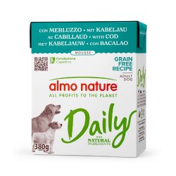 Almo Nature Daily Merluzzo Mousse 380g umido cane