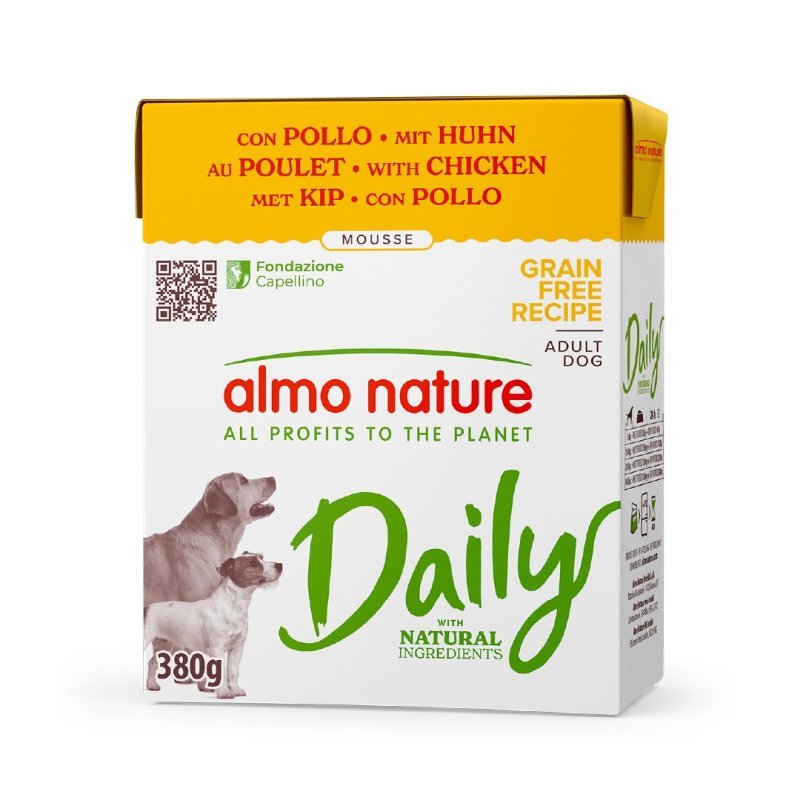 Almo Nature Daily Pollo Mousse 380g umido cane