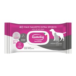 Inodorina Salviette detergenti Extra Sporco all'Acqua Micellare 40pz
