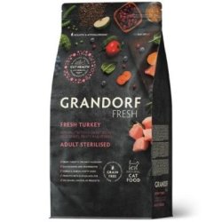 Grandorf Fresh Tacchino con Patata Dolce Sterilizzato 400g grain free gatto