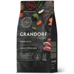 Grandorf Fresh Anatra con Patata Dolce Sterilizzato 400g grain free gatto