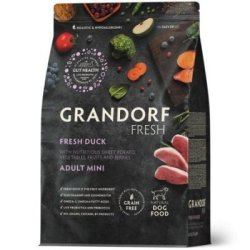 Grandorf Fresh Duck Adult Mini 1Kg crocchette grain free cane