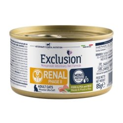 Exclusion Diet Renal Phase 2 Cat Pork & Pea and Rice 85g umido dietetico gatto