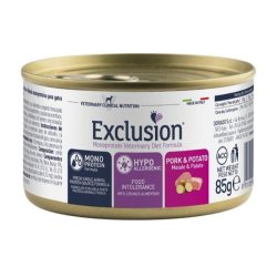 Exclusion Diet Hypoallergenic Cat Pork & Potato 85g umido dietetico gatto