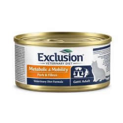 Exclusion Diet Metabolic Mobility Cat Pork and Fibres 85g umido dietetico gatto