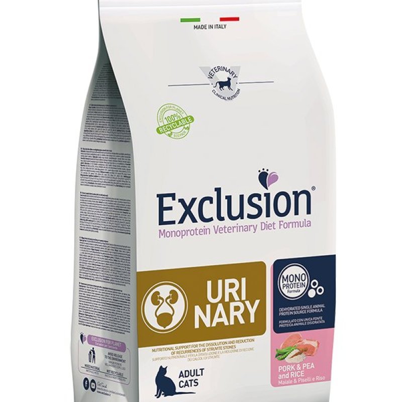 Exclusion Diet Urinary Cat Pork & Pea and Rice 300g crocchette dietetiche gatto
