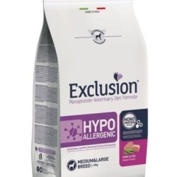 Exclusion Diet Hypoallergenic Pork and Pea Medium Large crocchette dietetiche cane
