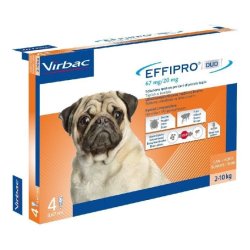 Effipro Duo cane 2-10 kg 4 pipette
