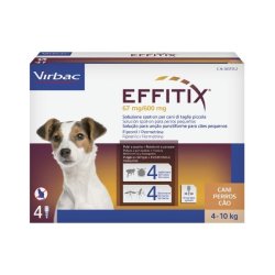 Effitix Spot-On cane 4-10 kg 4 pipette