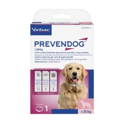 Prevendog 1 collare 75cm CANE sopra i 25 kg