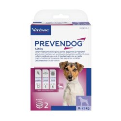 Prevendog 2 collari 60cm CANE sotto i 25 kg