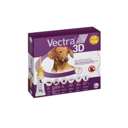 Vectra 3D cane 1,5kg - 4kg spot on 3 fiale
