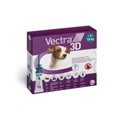 Vectra 3D cane 4kg - 10kg spot on 3 fiale