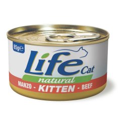 Life Cat Kitten Manzo 85g umido gatto