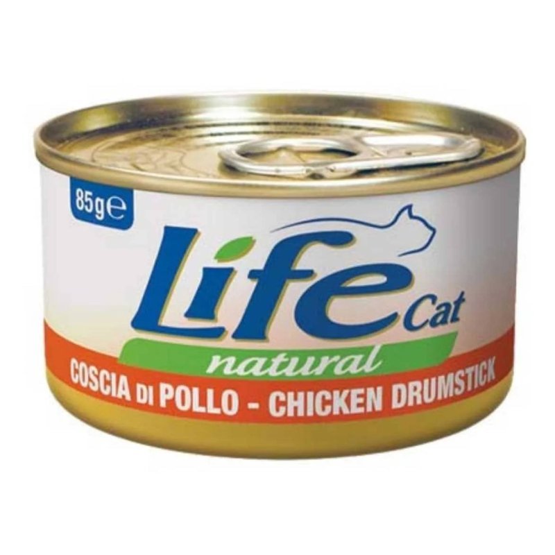 Life Cat Coscia di Pollo 85g umido gatto