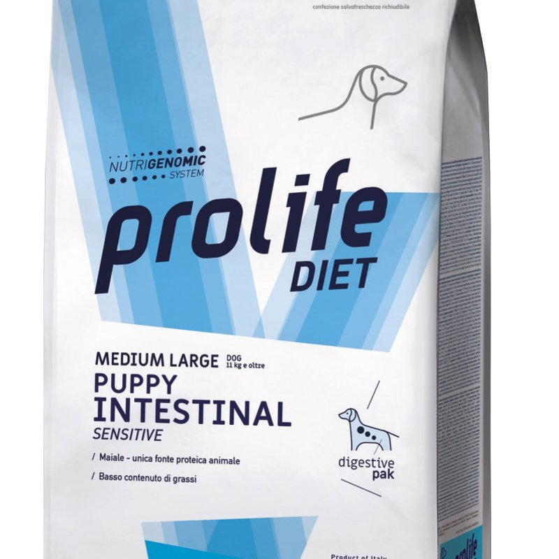 Prolife diet Puppy Intestinal Medium Large crocchette dietetiche cane