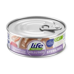 Life Cat Vellutata sterilised Tonno e Granchio 70g umido gatto