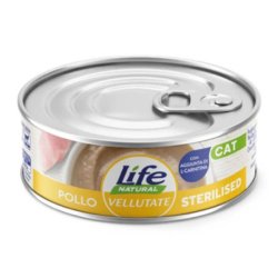 Life Cat Vellutata sterilised Pollo 70g umido gatto