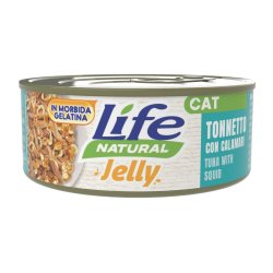 Life Cat Jelly Tonnetto e Calamari 70g umido gatto