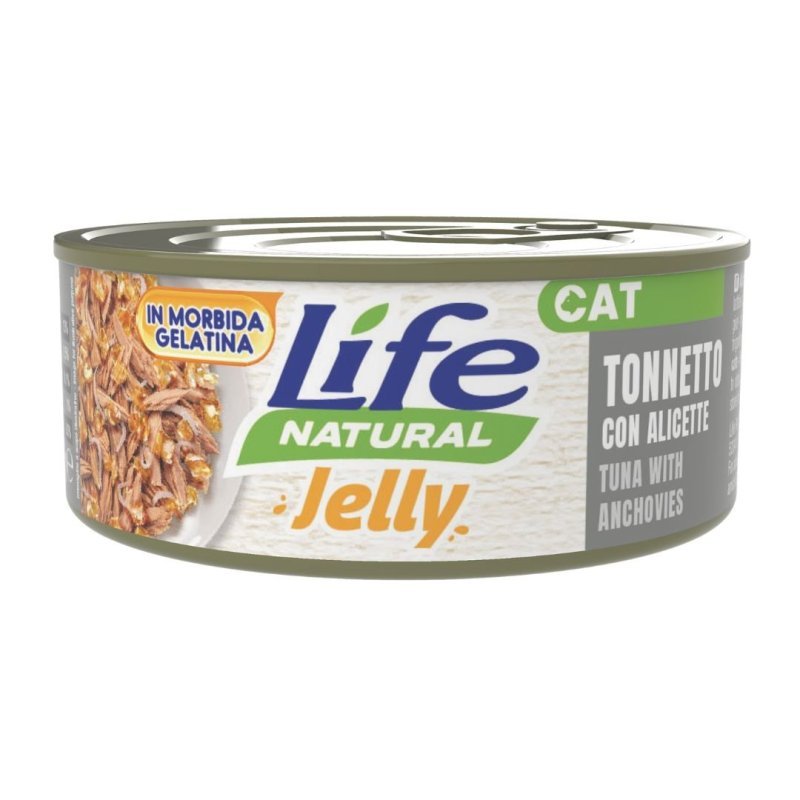 Life Cat Jelly Tonnetto e Alicette 70g umido gatto