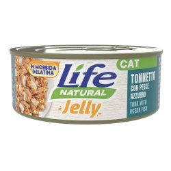Life Cat Jelly Tonnetto e Pesce Azzurro 70g umido gatto