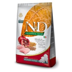 N&D Puppy Pollo e Melograno Medium Maxi ancestral crocchette cucciolo