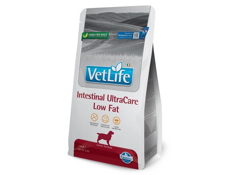 Vet Life Intestinal UltraCare Low Fat crocchette dietetiche cane