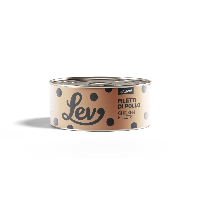 Lev Filetti di Pollo 140g umido gatto