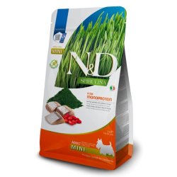 N&D Adult Mini Spirulina Aringa e Goji crocchette cane