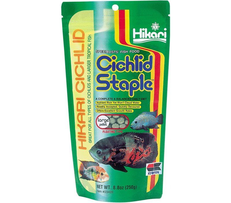 Hikari Cichlid Staple Mini 250g pellet galleggiante base per ciclidi