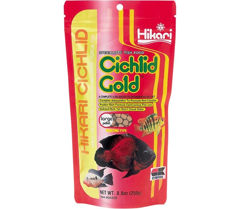Hikari Cichlid Gold Mini 250g pellet colorante per ciclidi