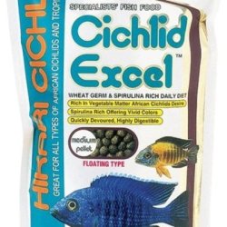 Hikari Cichlid Excel Mini 250g pellet vegetale per ciclidi erbivori