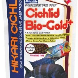 Hikari Cichlid Bio-Gold Plus Medium 250g pellet premium colorante per ciclidi