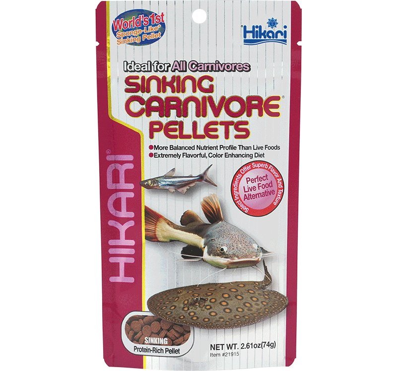 Hikari Tropical Minivore Delite 40g micro pellet affondanti per piccoli carnivori