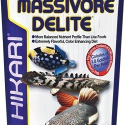 Hikari Tropical Massivore Delite 380g pellet affondanti per pesci carnivori grandi