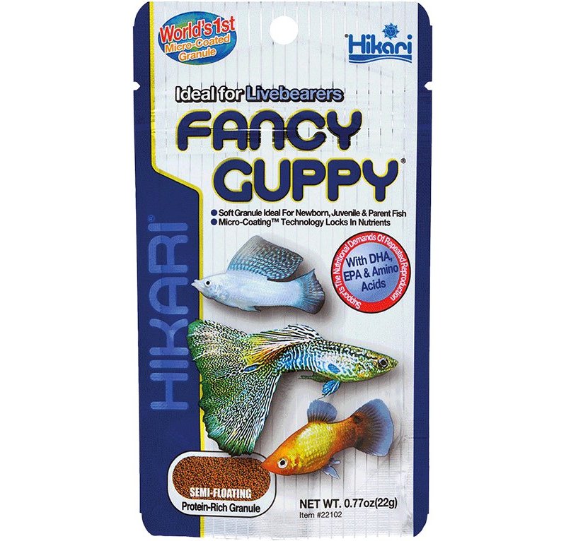 Hikari Tropical Fancy Guppy 22g micro alimento colorante per guppy