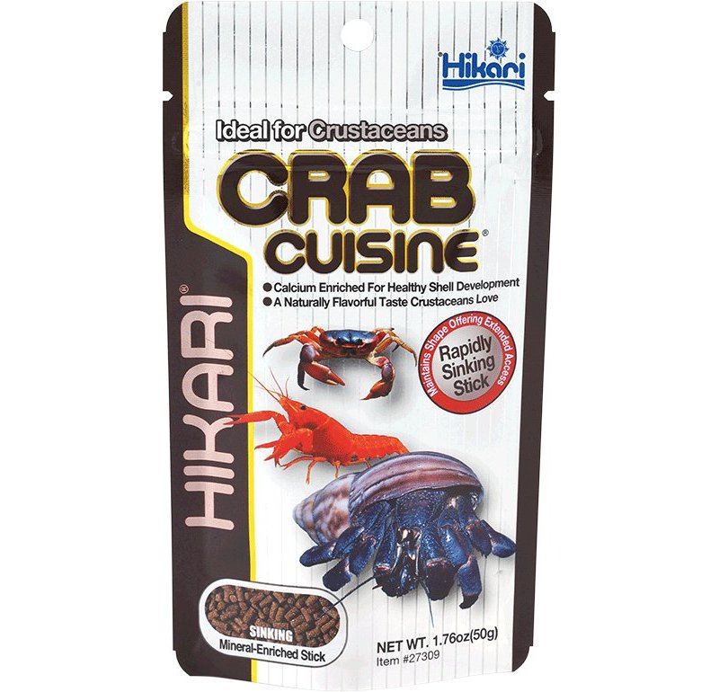 Hikari Tropical Crab Cuisine 50g pellet affondanti per granchi e crostacei