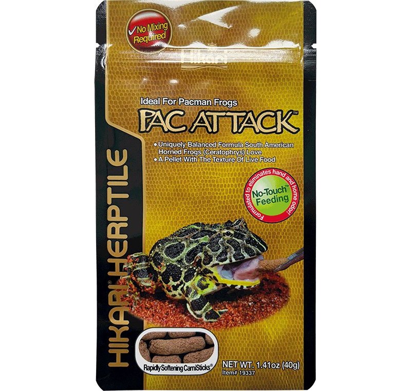 Hikari Reptile Pac Attack 40 Gr stick morbidi per rane Pacman carnivore