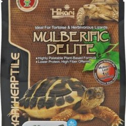 Hikari Reptile Mulberific Delite 220 Gr pellet morbidi alla foglia di gelso per rettili erbivori