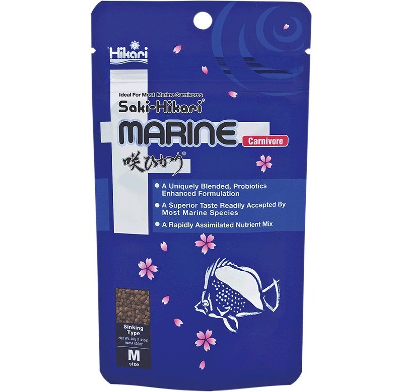 Saki-Hikari Marine Carnivore M 40g pellet marino professionale per carnivori