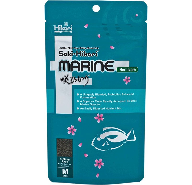 Saki-Hikari Marine Herbivore M 90g pellet marino professionale per erbivori