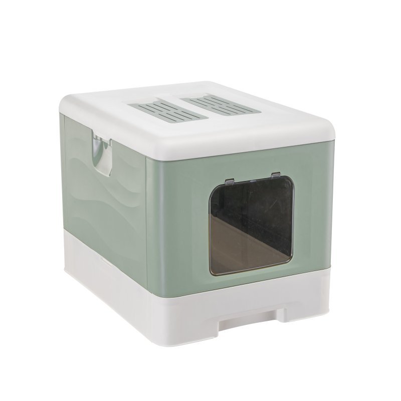 Ferplast Sahara lettiera chiusa per gatto verde chiaro