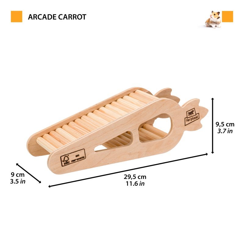Ferplast Arcade Carrot accessorio gioco per piccoli animali