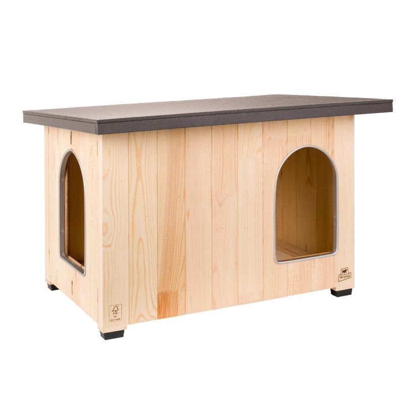 Ferplast Clickò 80 canile in legno per cani