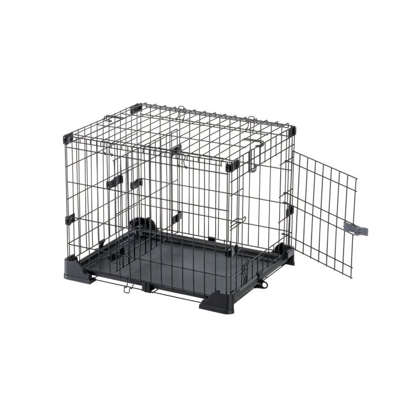 Ferplast Dog Zone 60 gabbia pieghevole per cani nera