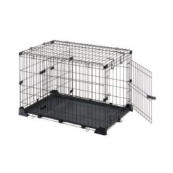 Ferplast Dog Zone 90 gabbia pieghevole per cani nera